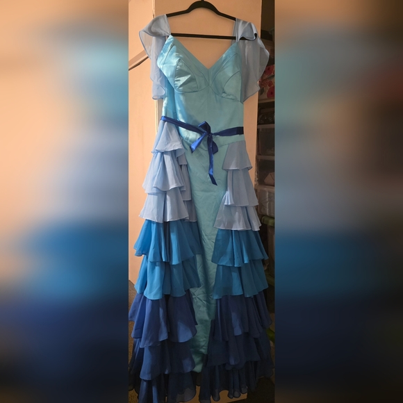 Dresses & Skirts - Hermione Granger Yule Ball Elegant Blue Layered Dress Harry Potter